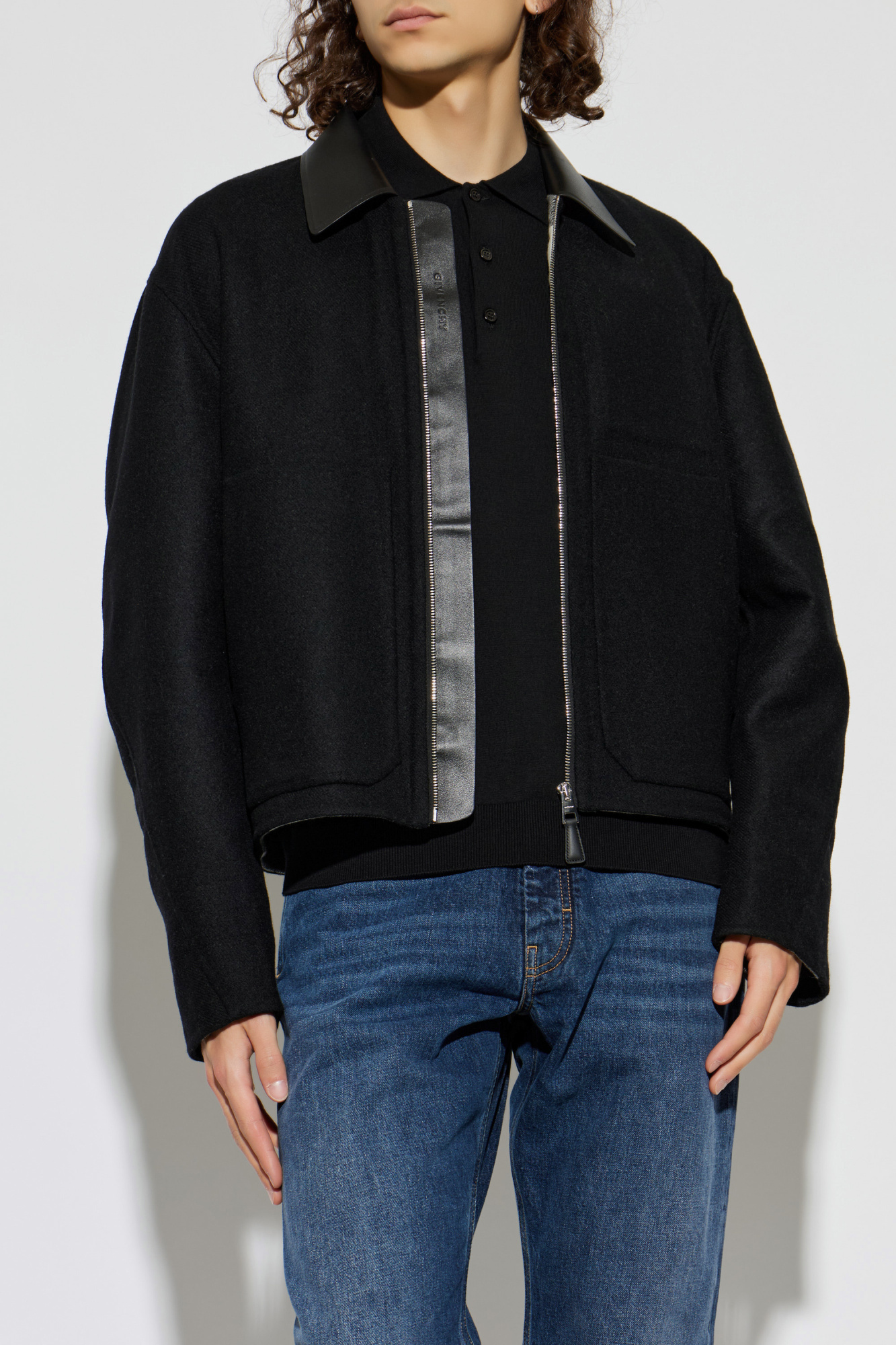 Givenchy Jacket with leather collar | Men's | Vitkac